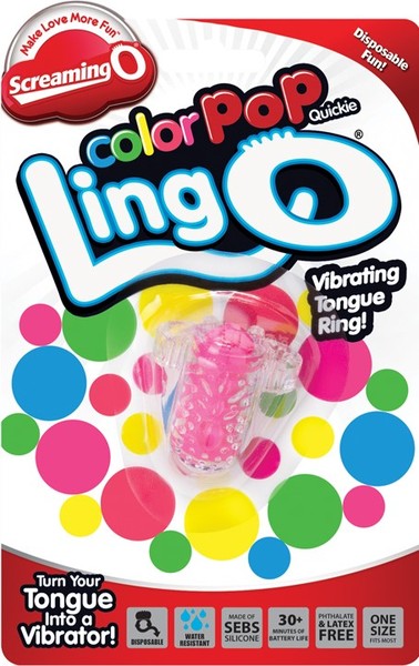 ColorPoP Quickie Ling O Tongue Vibrator – Wireless Disposable Vibrator