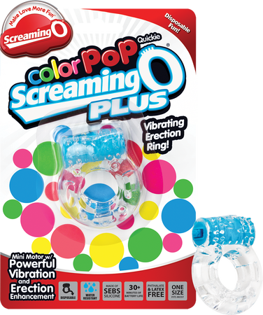 Screaming O Colour Pop Quickie Plus – Vibrating Erection Ring