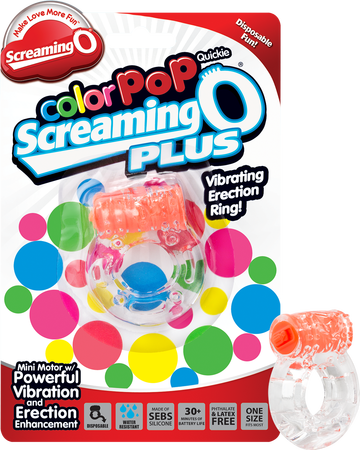 Screaming O Colour Pop Quickie Plus – Vibrating Erection Ring
