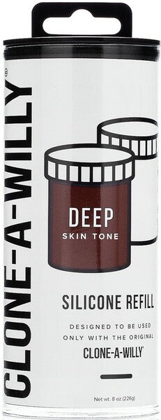 Clone-A-Willy Silicone Refill - Deep, Medium, or Light skin tone
