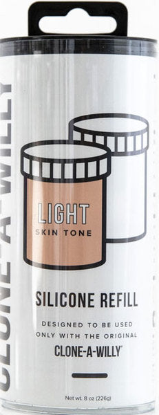 Clone-A-Willy Silicone Refill - Deep, Medium, or Light skin tone