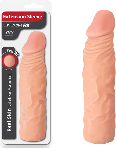 Real Skin 8 Inch Lifelike Extension Sleeve – Lifelike Sleeve for Enhanced Comfort