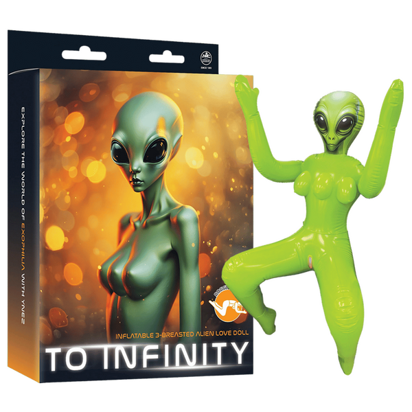 Inflatable 3-Breasted Alien Love Doll Ynez Doggy Style Edition – 112 cm Love Doll