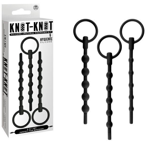Silicone Ribbed Urethral Sounding Kit – Medical-Grade Flexible Urethral Sounds
