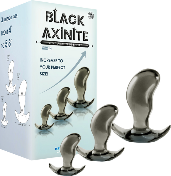 Anal Plug Kit Set - High Transparent TPE Material