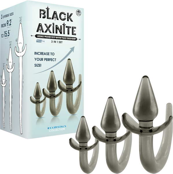 3 in 1 Anal Plug Kit – Flexible Hygienic Plug with Tail
