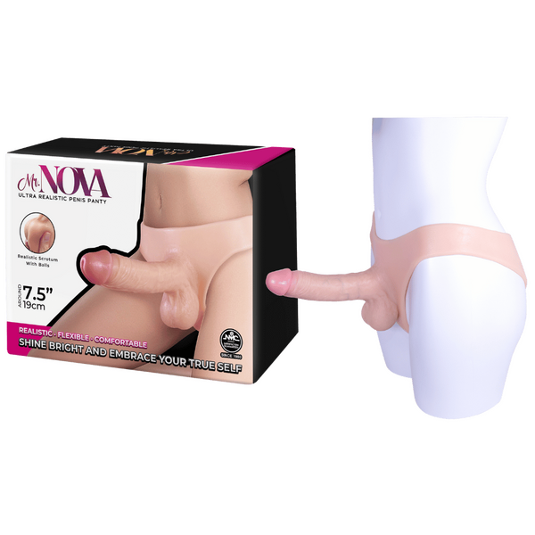 Ultra Realistic 7.5 Inch Penis Panty – Flexible Comfortable Penis Panty