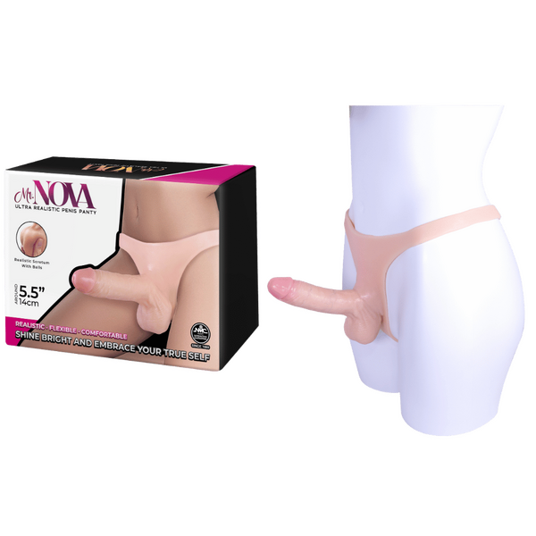 Ultra Realistic 5.5 Inch Penis Panty – Flexible Comfortable Penis Panty
