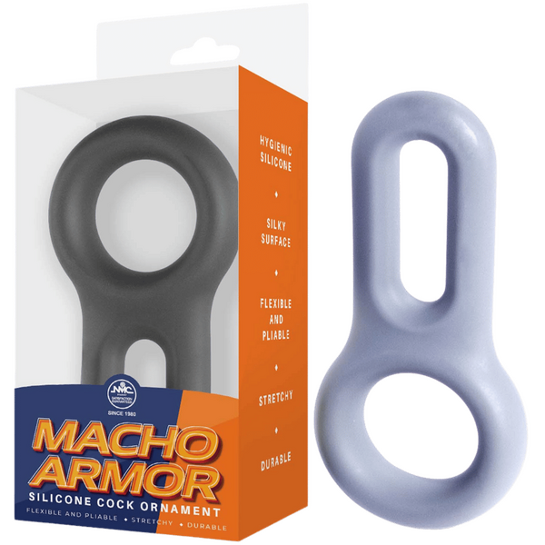 Silicone Cock and Ball Ring – Flexible Stretchy Durable Silicone Ring