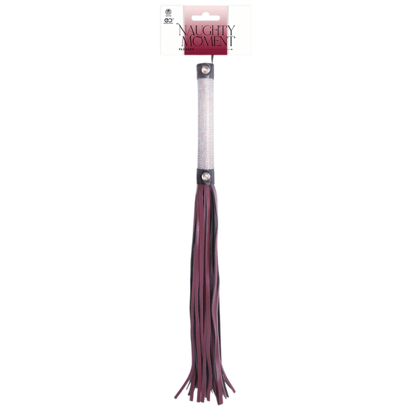 Flogger Diamond Covered Handle 44.5cm – Leather Flogger