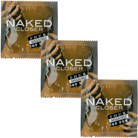 Four Seasons Naked Closer Fit – 49mm Width Condom 144pc Bulk Pack