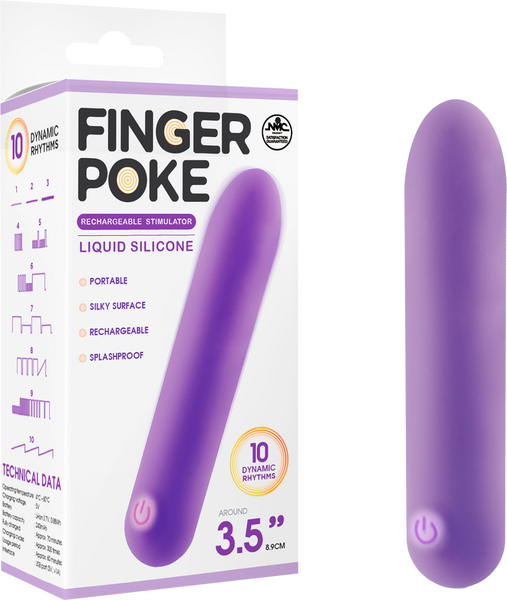 High-Quality Rechargeable 3.5 Inch Silicone Stimulator
