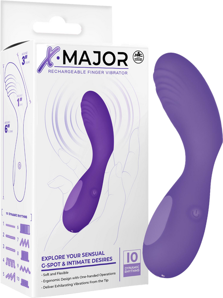 Rechargeable Finger Vibrator – Soft Flexible One-Handed Operation