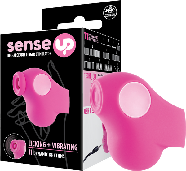 Rechargeable Finger Stimulator (Pink) – USB Rechargeable with 11 Dynamic Rhythms