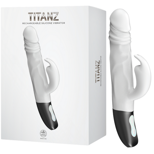 Rotating Rabbit Rechargeable Silicone Vibrator – 13cm Insertable Length Rabbit Vibrator