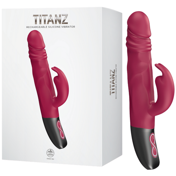 Rotating Rabbit Rechargeable Silicone Vibrator – 13cm Insertable Length Rabbit Vibrator