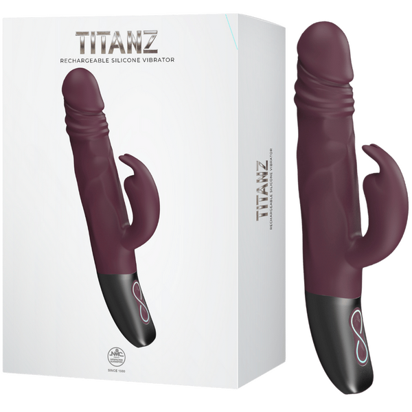 Rotating Rabbit Rechargeable Silicone Vibrator – 13cm Insertable Length Rabbit Vibrator