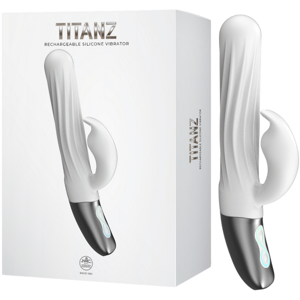 Thrusting Rabbit Rechargeable Silicone Vibrator – 13cm Insertable Length Rabbit Vibrator