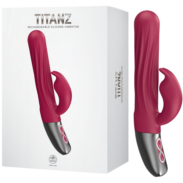 Thrusting Rabbit Rechargeable Silicone Vibrator – 13cm Insertable Length Rabbit Vibrator