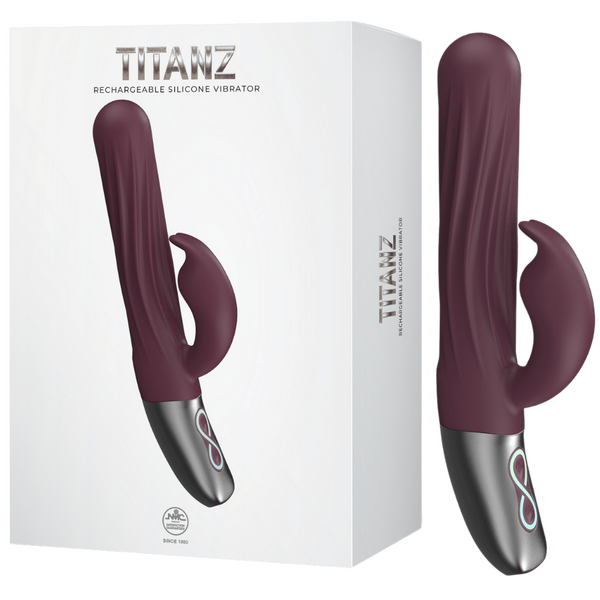Thrusting Rabbit Rechargeable Silicone Vibrator – 13cm Insertable Length Rabbit Vibrator