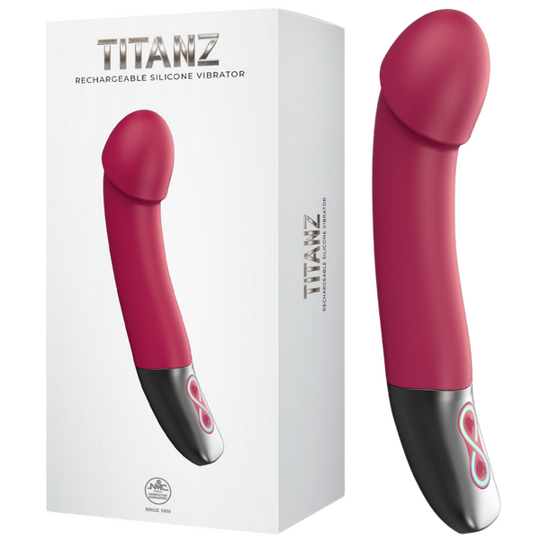 Rechargeable Silicone Vibrator (White) – Bendable Shaft 5.5 Inch Insertable Length Vibrator
