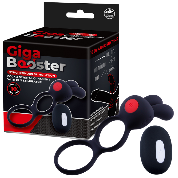 Cock & Scrotal Ring with Clit Stimulator – Adult Accessory