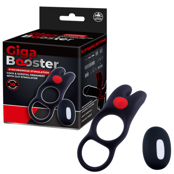 Cock & Scrotal Ring with Clit Stimulator – Erotic Accessory