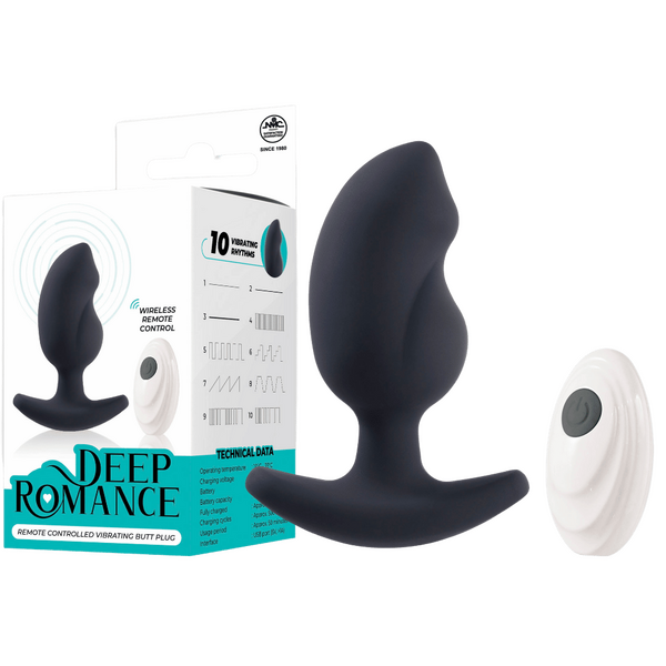 Remote Controlled Vibrating Butt Plug – Wireless Splash-Proof 3.7 Inch Butt Plug