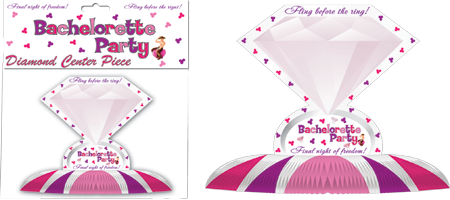 Diamond Centerpiece – Decorative Hen Party Table Accent