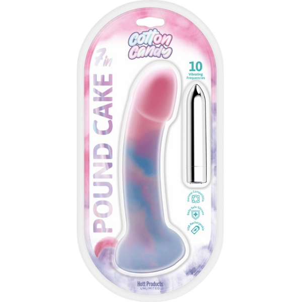 Poundcake Cotton Candy – Medical-Grade Silicone Customizable Vibration Vibrator