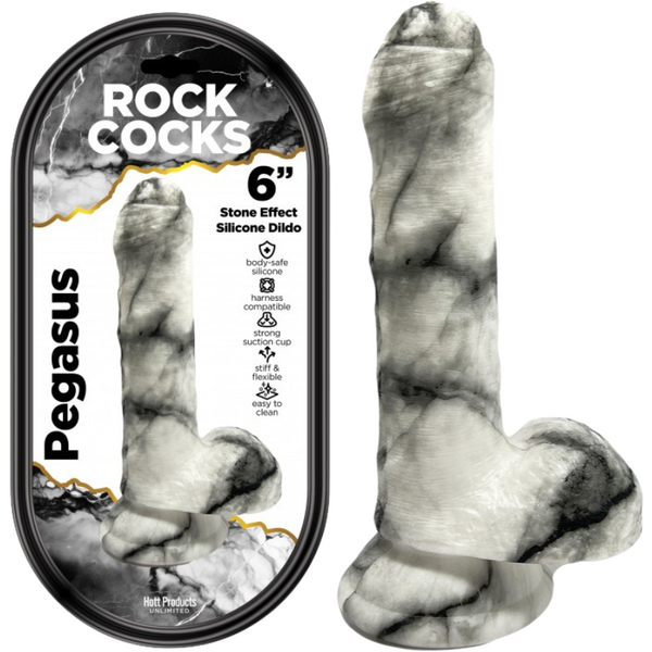 Rock Cocks Pegasus – 6 Inch Textured Dildo