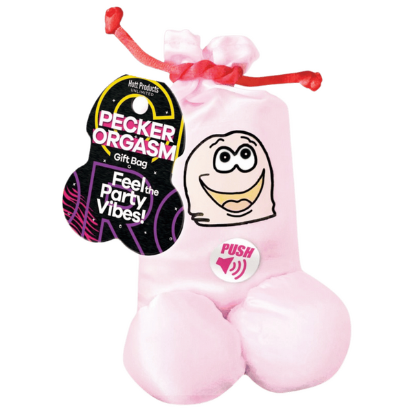 Pecker Orgasm Talking Bag – Audible Party Gift Bag