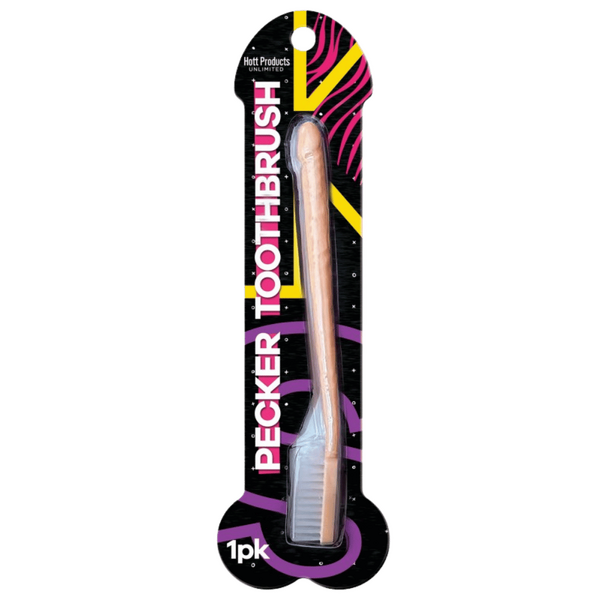 The Pecker Toothbrush – Medium Bristles Ergonomic Oral Care Toothbrush