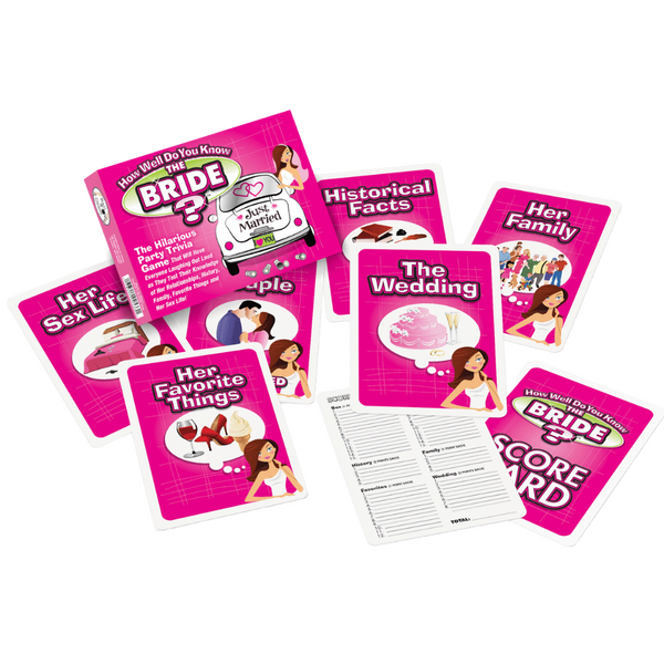 How Well Do You Know The Bride? Party Trivia Game