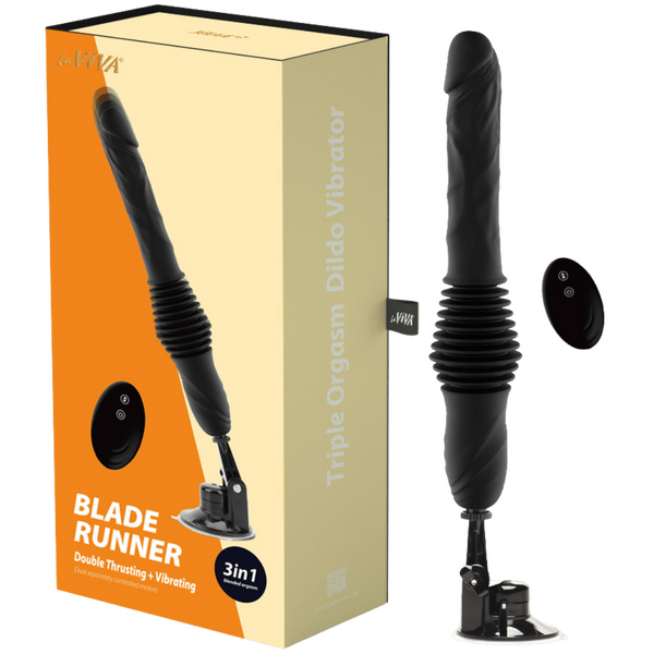 LaViva Blade Runner – Double Thrusting and Vibrating Premium Vibrator
