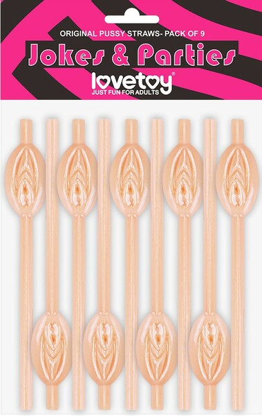 Pussy Straws 9 Pack – Flexible Straw Set