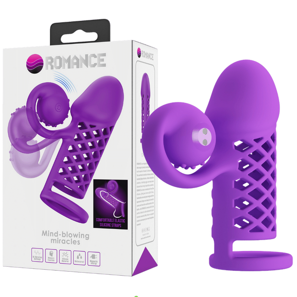 Harden Mind Blowing Miracles – Silicone Penis Sleeve with Vibrations and Ball Strap