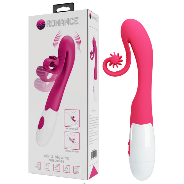 Rechargeable Tatianna (Pink) – Ergonomic Silicone Vibrator with 30 Modes