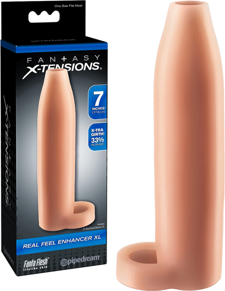 Fantasy X-tensions Real Feel Enhancer XL – 7 Inch Erection Enhancer
