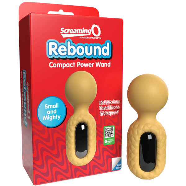 Cuties Rebound Compact Power Wand – Waterproof Rechargeable Wand Vibrator