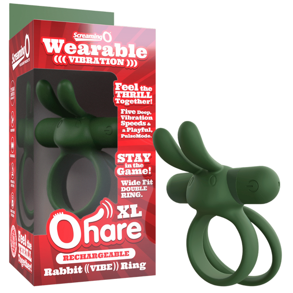 Ohare XL (Black | Blue | Green) – Rechargeable Large Rabbit Vibrator