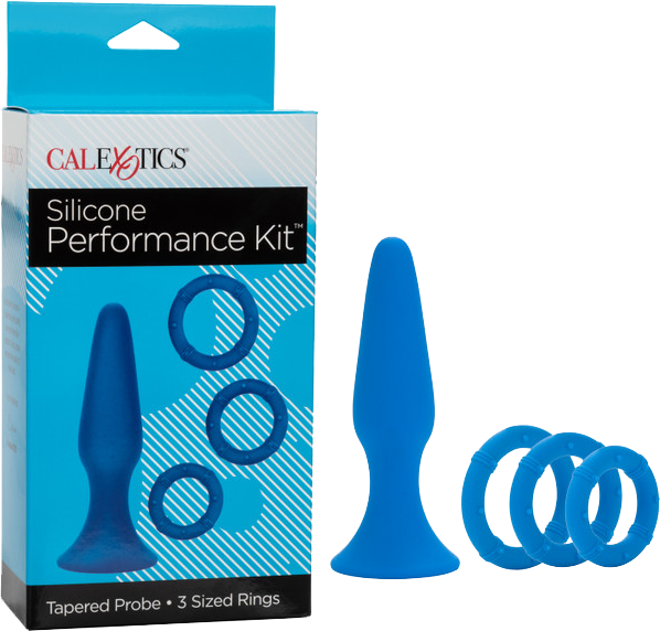 Posh Silicone Performance Kit – Body-Safe Silicone Erection Rings and Anal Toy Set