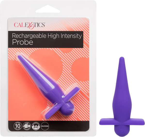 High Intensity Probe – Rechargeable Silicone Vibrator with 10 Vibration and Pulsation Functions