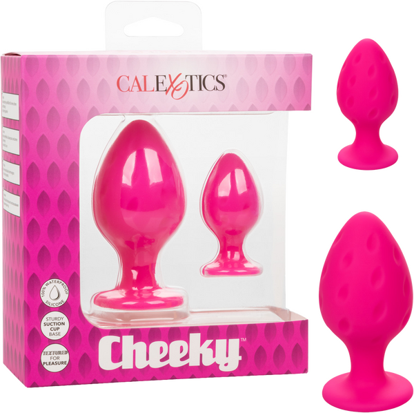 Cheeky Butt Plug Duo (Pink) – Playful Butt Plug Set