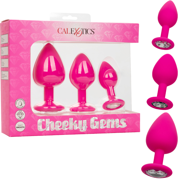 Cheeky Gems – Anal Training Kit with Three Graduated Anal Plugs