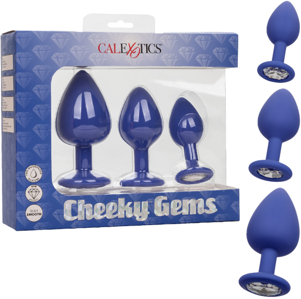 Cheeky Gems – Anal Training Kit with Three Graduated Anal Plugs
