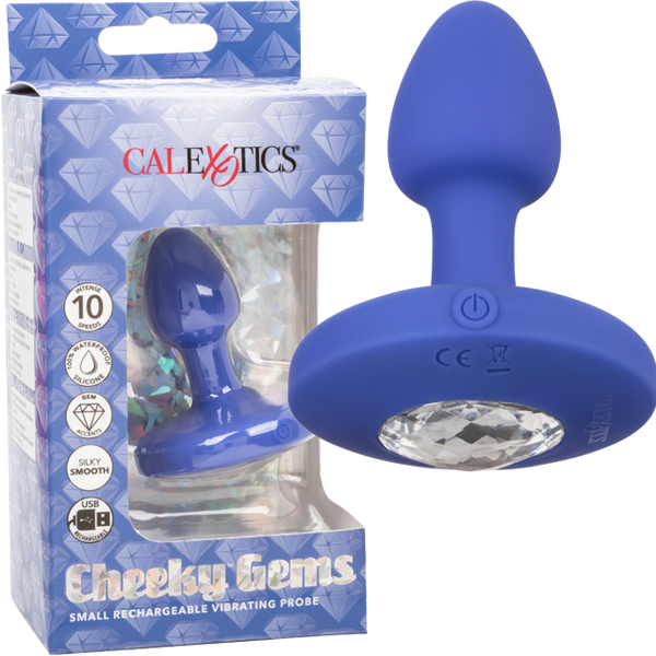 Cheeky Gems Small Rechargeable Vibrating Probe – Flexible Silicone Vibrator