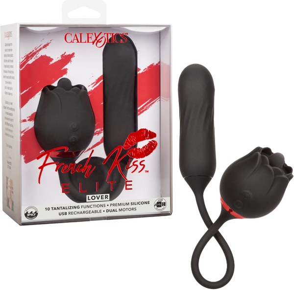 French Kiss Elite Lover – Vibrating and Rotating Bullet Teaser Vibrator with 10 Functions