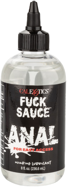 Fuck Sauce Anal Numbing Lubricant – Premium Water-Based Lidocaine-Infused 8oz