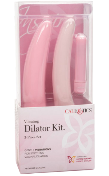 Inspire Vibrating Dilator 3-Piece Set – Ergonomic Silicone Vaginal Dilator Set